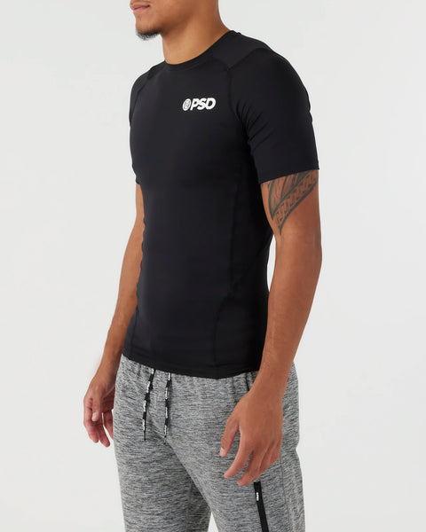 Compression Tee Short Sleeve - Black