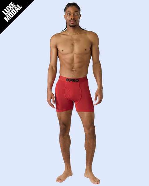 Luxe Modal - Metallic Red