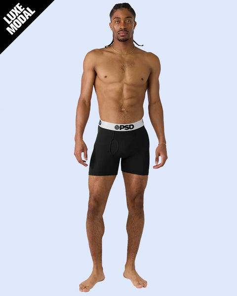 Luxe Modal - Black Silver