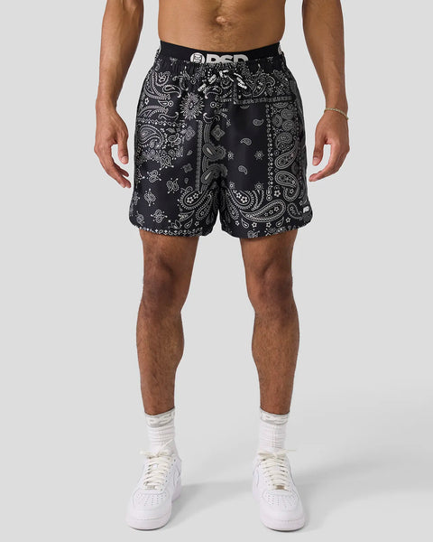 Khaki Paisley Essential Short XS / MULTI