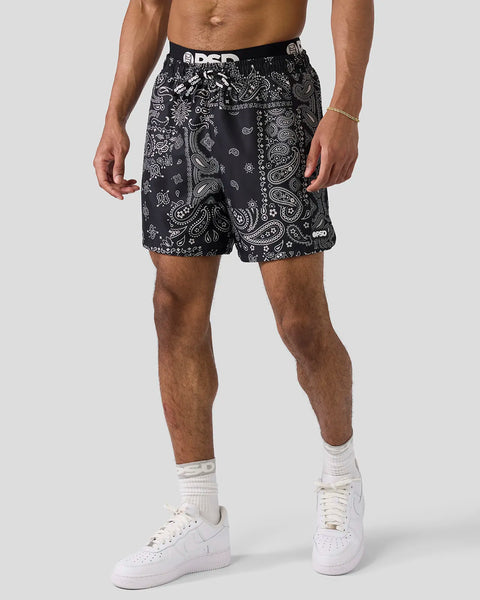 Khaki Paisley Essential Short XS / MULTI