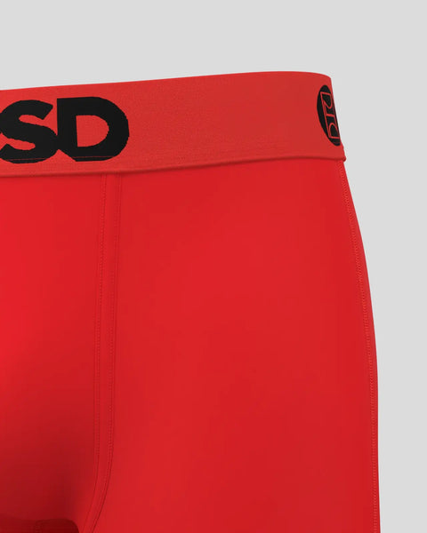 Modal Solids - Red Standard Length - Modal PSD Underwear