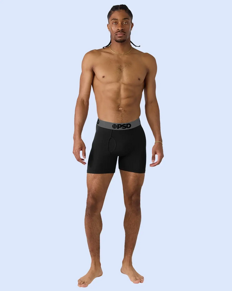 Luxe Modal - Black Grey