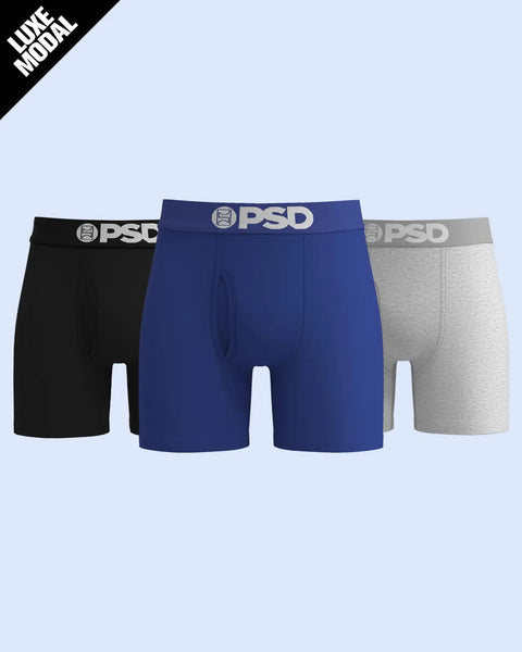 Luxe Modal 3 Pack - LA Blue XS / MULTI