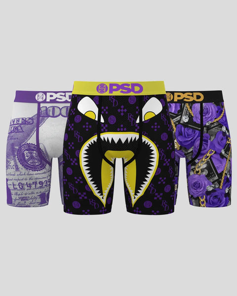 3 Pack - Purple Rain XS / MULTI