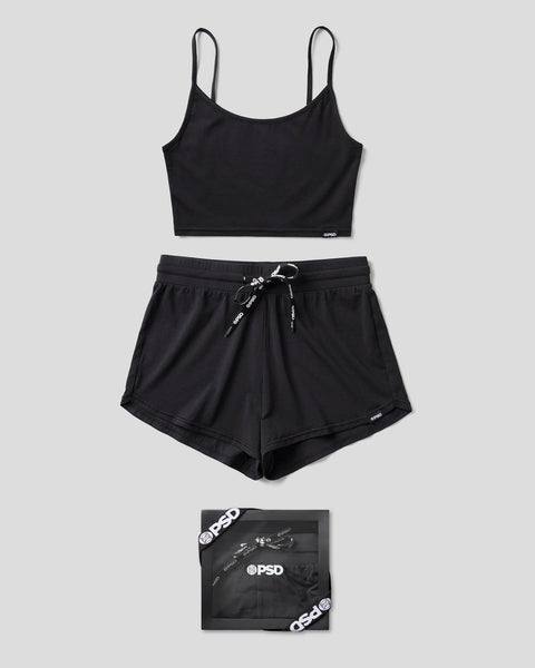 Black Modal - Cami Sleep Set