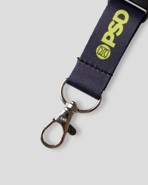 Neon Black Lanyard