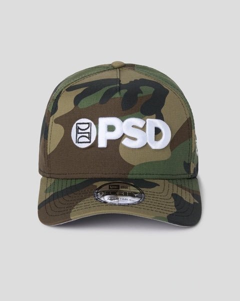 New Era x PSD Logo Hat Camo