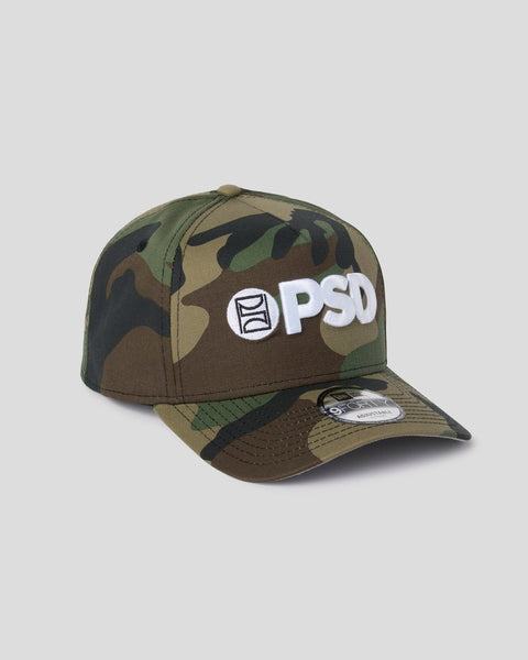 New Era x PSD Logo Hat Camo