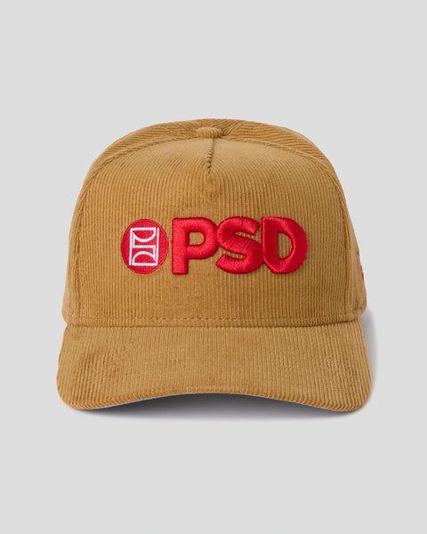 New Era x PSD Logo Hat Tan/Red