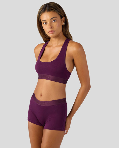 Modal Solids - Plum XS / PURPLE