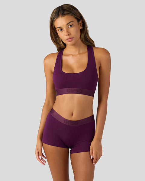 Modal Solids - Plum XS / PURPLE