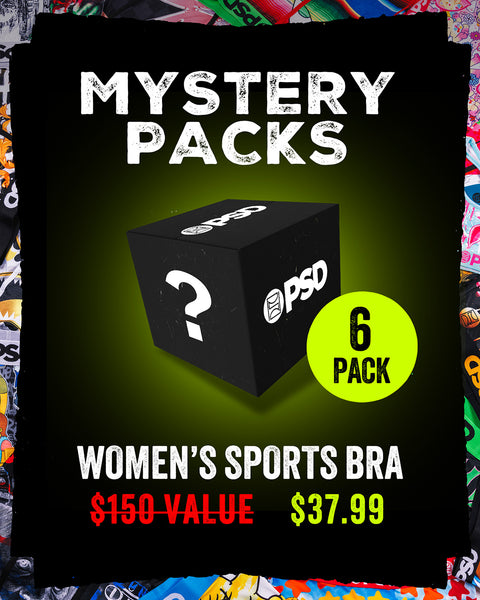 Mystery Style - 6 Pack Women's Sports Bra